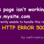 How to Fix the 500 Internal Server Error in WordPress