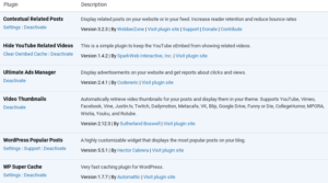 WordPress Plugins We Used to Use and Will Try Soon
